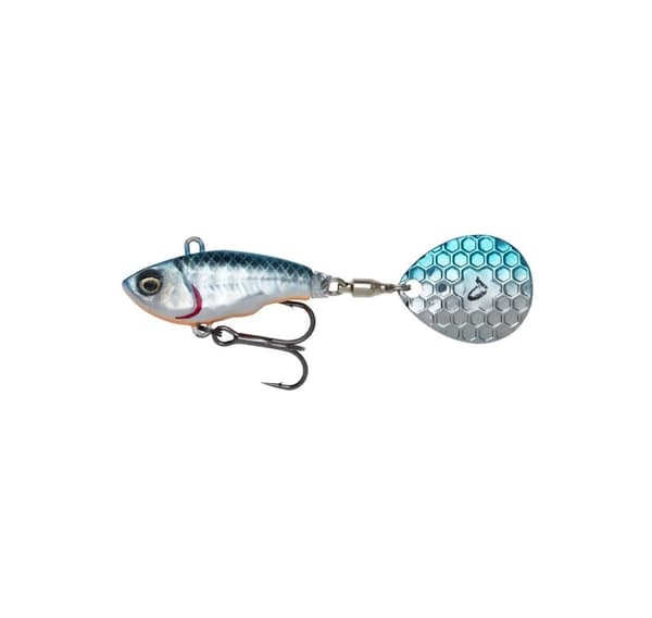 SavageGear Fat Tail Spin 6,5 cm/16g/2-4m blå sølv