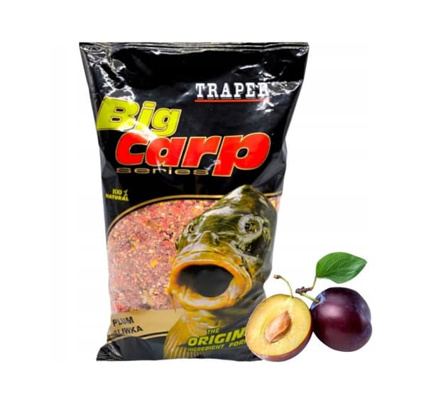Groundbait TRAPER Big Carp Plommon 1kg