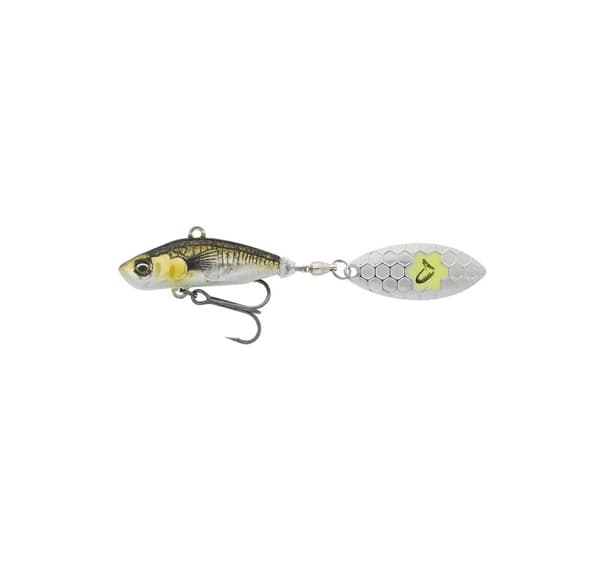 SavageGear 3D Sticklebait Tailspin 7,3 cm/13g/2-4m Grønn Sølv Ayu