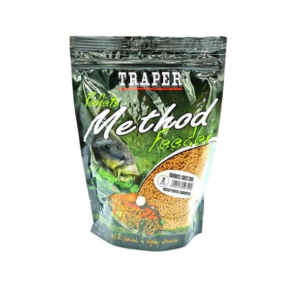 TRAPER Metode Feeder Pellet Tiger Nødder/Sukkermajs 2mm/500g
