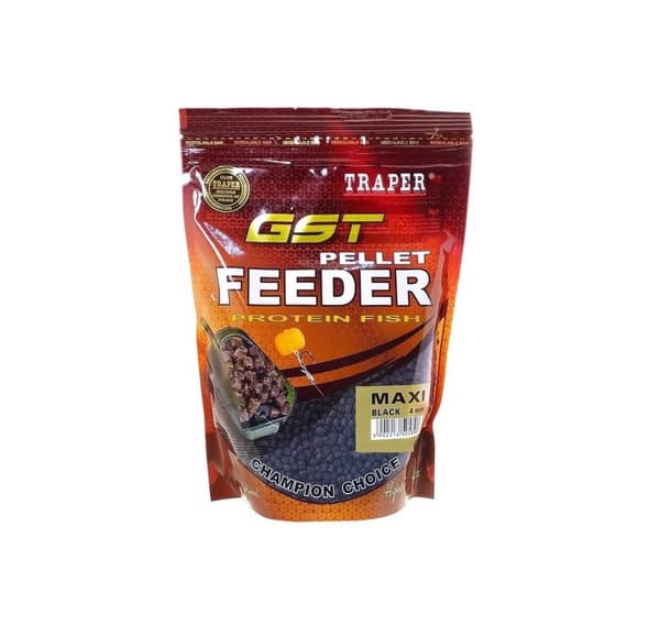 TRAPER GST Pilleføder 4mm/500g Maxi Sort