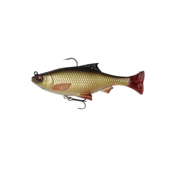 SavageGear 3D Roach Pulsetail 10cm/17,5g/1-2m Rudd 2stk