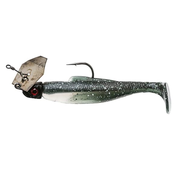 Chatterbait DIEZEL 1/4 oz/7g Mulletron (svart blad/svart huvud)