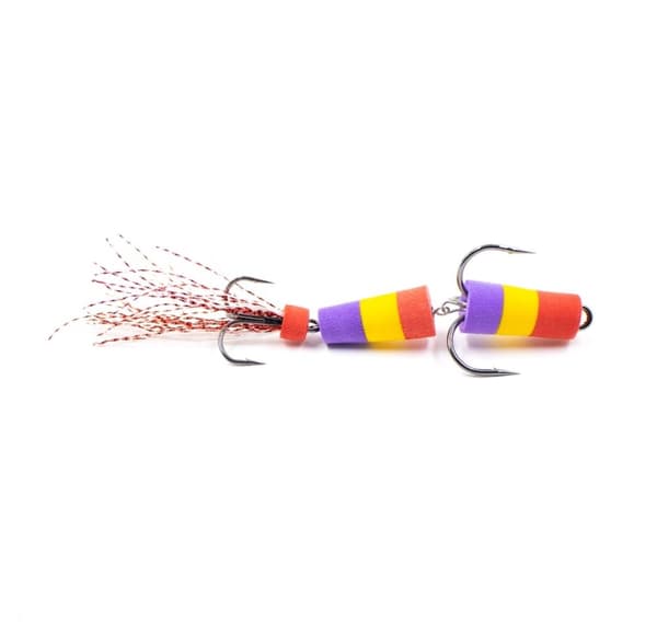 Merganser Mandula 84mm punainen/keltainen/violetti