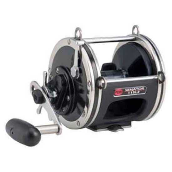 Penn Senator® Star Drag Wide Spool Trollinghjul Sort 370