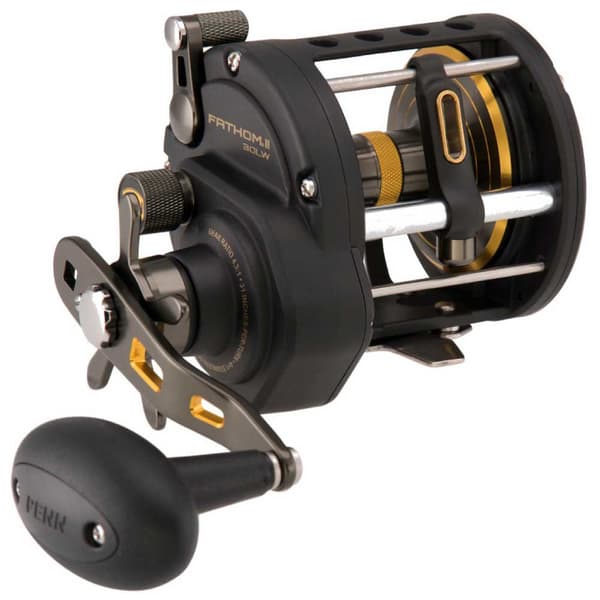 Penn Fathom Ii Level Wind Trollinghjul Sort 30