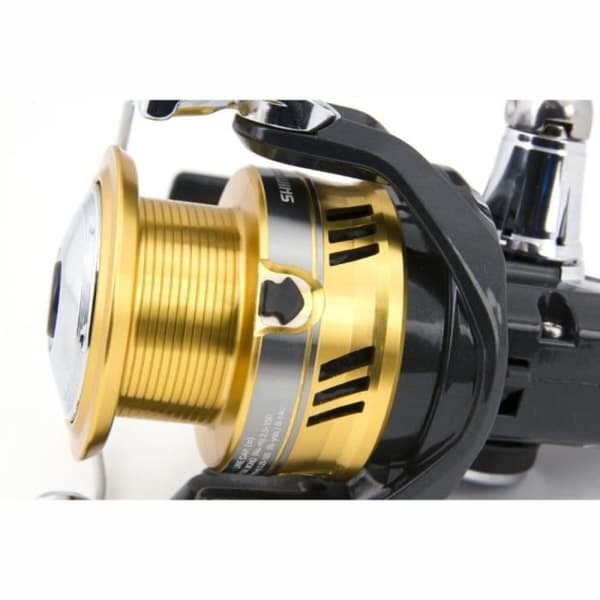 Shimano Sahara Dh 2500 - Dubbelvev Rulle Fiskeföring Bakbroms Hav Karpe Öring Predators Spinning Feeder
