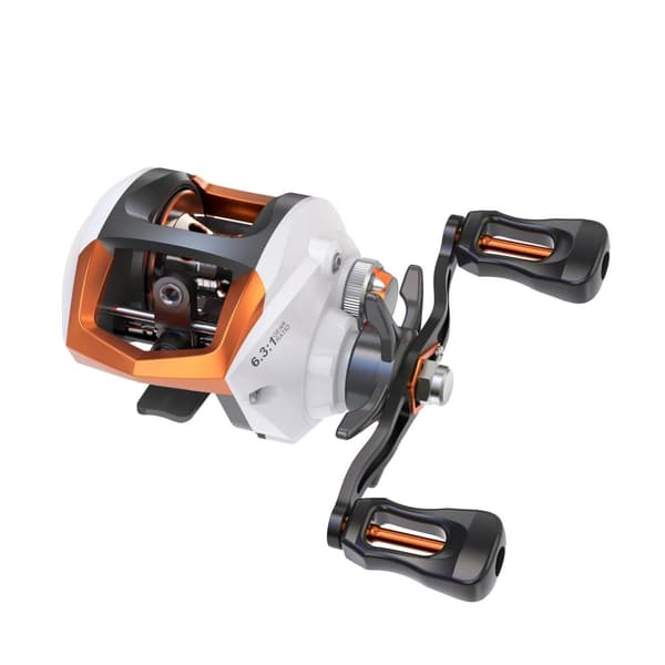 Baitcasting Fiskerulle, 12+1 Kuglelejer, 6.3:1 Gearforhold,Venstre A