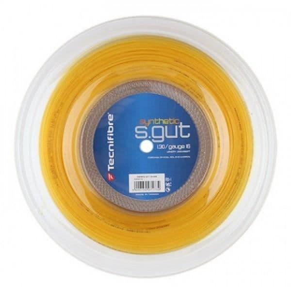 Spolsnöre - TECNIFIBRE - Synt Gut 1,35 - Vit - 200m - Vuxen - Blandat