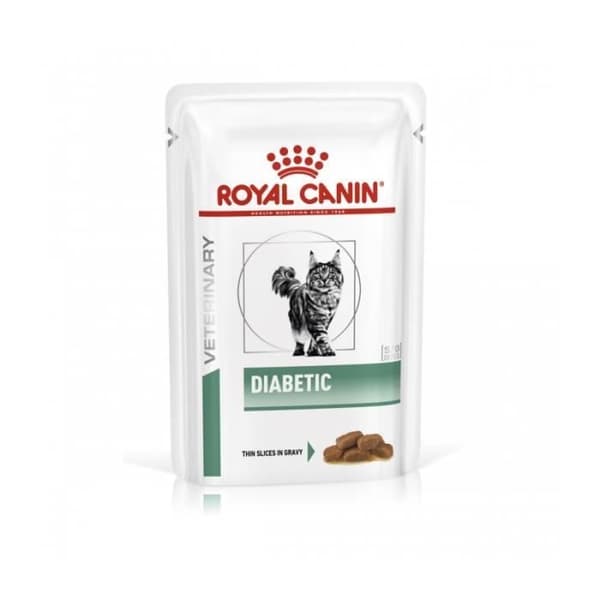 Royal Canin Veterinary Diet Diabetic Cat Meal-påsar 12x85g
