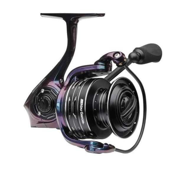 Moulinet casting - Abu Garcia - Spike 3000MSH - Svart/Viola - 7 lager - Fiskecarnassier