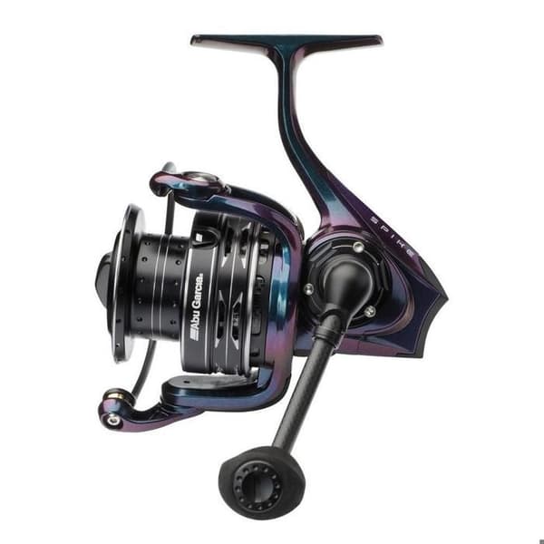 Moulinet casting - Abu Garcia - Spike 3000MSH - Svart/Viola - 7 lager - Fiskecarnassier
