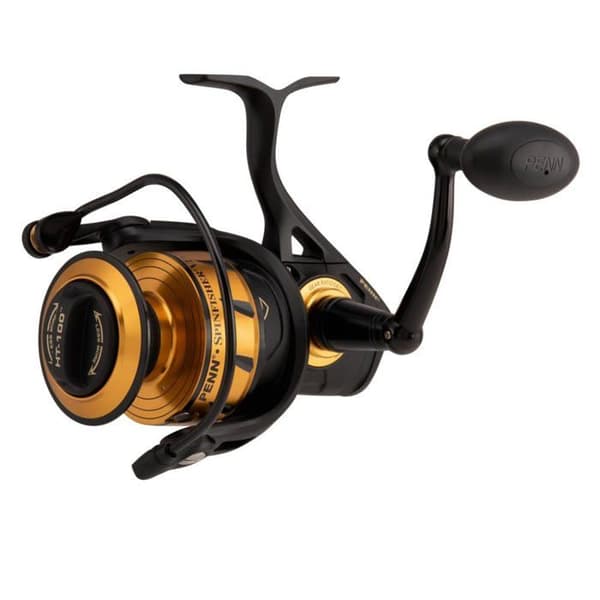 Penn Spinfisher VI rulle - vikt (g):527 storlek:5500 förhållande:5,6:1 mtv (cm):99 kapacitet:0,40/350 drag (kg):11