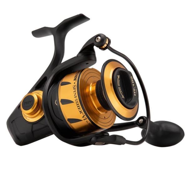 Penn Spinfisher VI rulle - vikt (g):527 storlek:5500 förhållande:5,6:1 mtv (cm):99 kapacitet:0,40/350 drag (kg):11