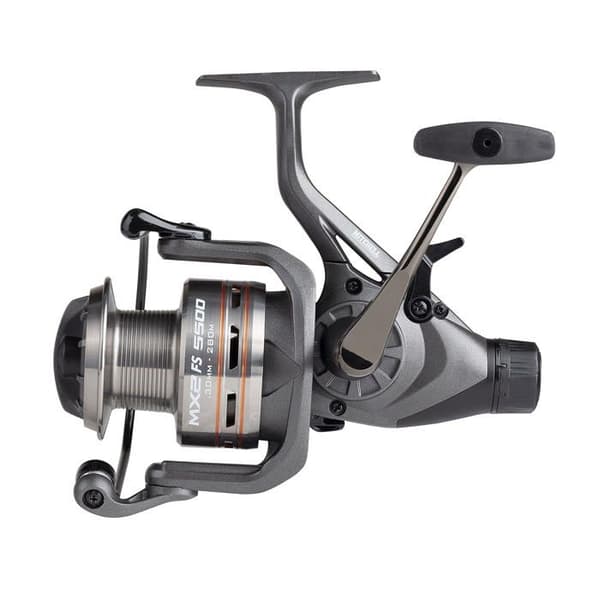 Mitchell MX2 Carp Fishing Rulle med metallspole och handtag 3 + 1 kullager i grått rostfritt stål