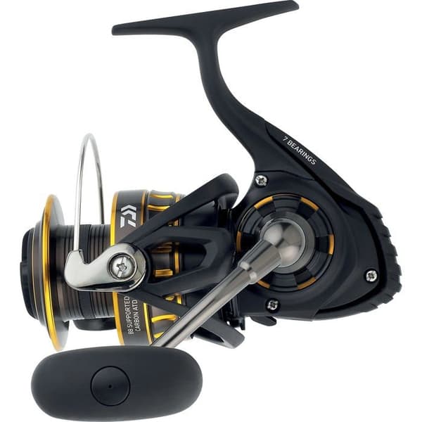 Daiwa Black Gold fiskerulle - 6+1 lager - aluminiumspole