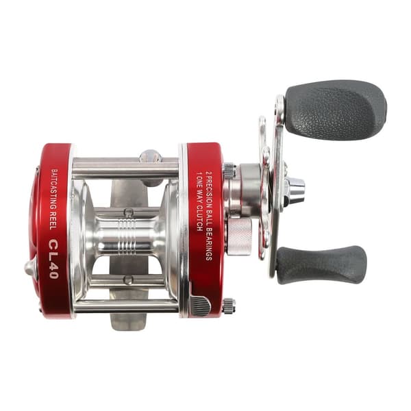 Baitcasting Fiskerulle, Hög Linjekapacitet, Hållbara Material,Högerhand, Röd