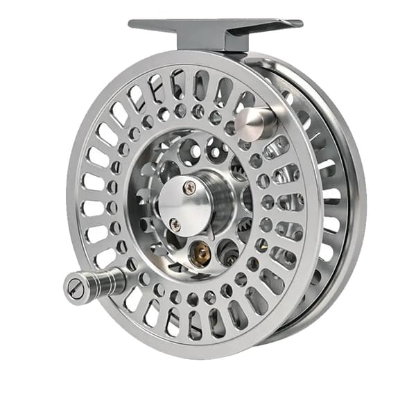 Flugfiskerulle, hållbart nylonmaterial, mångsidig för surf- och flugfiske,9,4 cm Flugfiskerulle, hållbart nylonmaterial, mångsidig för surf- och flugfiske,9,4 cm