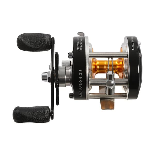 Baitcasting-ongintaväline, takaisinkytkentä, äänen kytkin