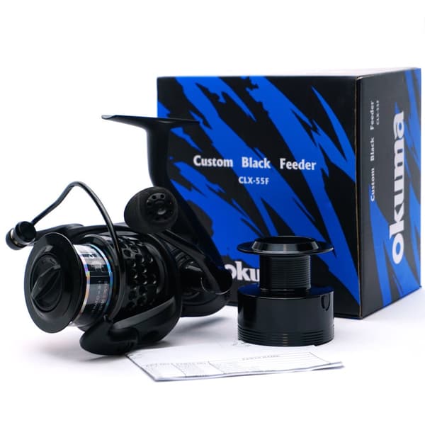 Okuma Custom SVART MATARE CLXF-55F rulle 60754 MATARE |CLX-55F
