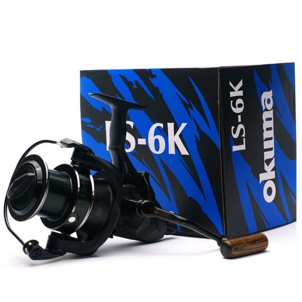 Okuma Carp LS-6K Baitfeeder 6000 VAPAA NOPEUS -kela, 6 LAAKERIA | LS-6K