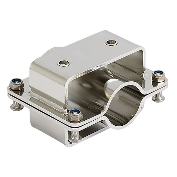 Seanox Dobbelt Skinnemonteret Adapter I Rustfrit Stål 36-50 Mm Søvfarvet