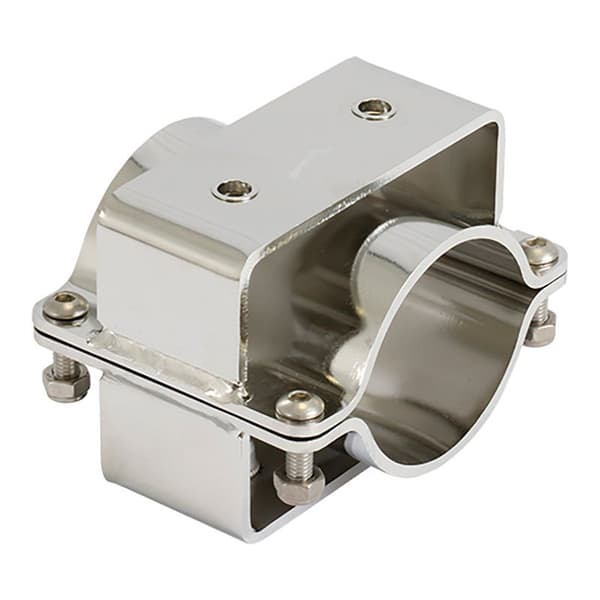 Seanox Double Rail Mount Ruostumattomasta Teräksestä Valmistettu Sovitin 51-65 Mm Hopeinen
