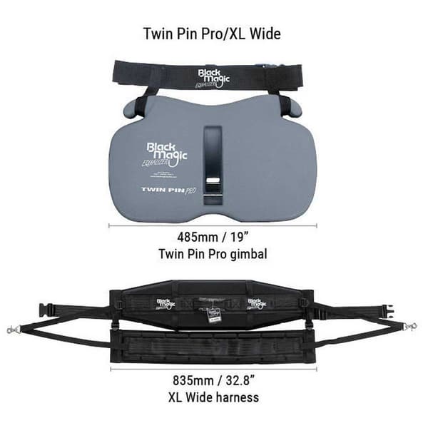 Black Magic Sele+gimbal+bärväska Set Svart