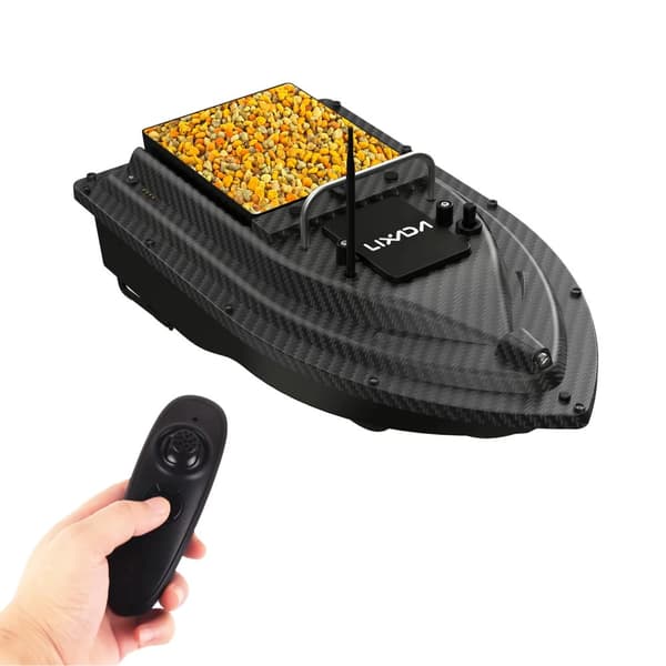 Fjernstyret Fiskebait Båd, 300 Meter Kontrolområde, 2kg Belastningskapacitet,EU 12000mAh