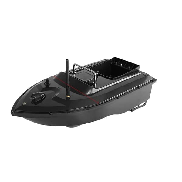 RC Baitbåd, 1,5 kg belastningskapacitet, 500 m kontrolområde,sort