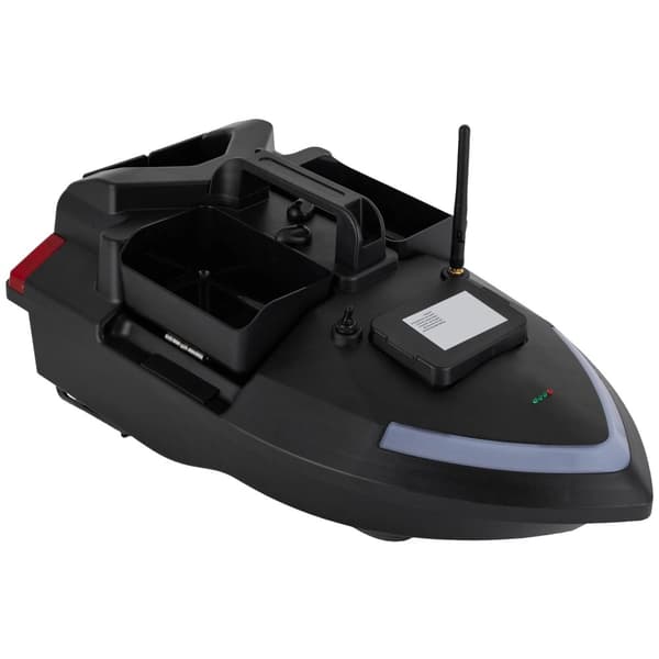 GPS Fiskebait Båd, Høj Belastningskapacitet, Intelligent Navigation,sort