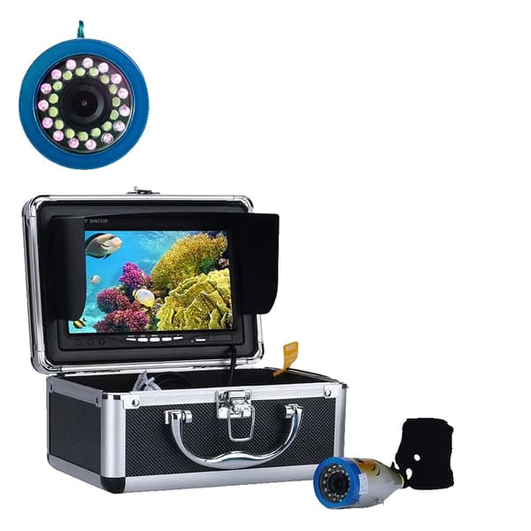 Undervandsfiskeri kamera, dobbelt lampe, 30 LED'er,50M NEJ DVR