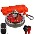 Miniatyrbillede 1 af 4: Stærk Neodymium Fiskemagnet, 400KG Trækkraft, 20M Snor,magnet 20M