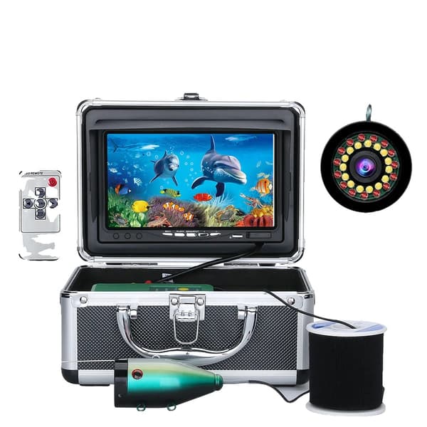 Underwater Fishing Camera, AHD 1080P, 7-tums HD-skärm,30M INGEN DVR 1080P