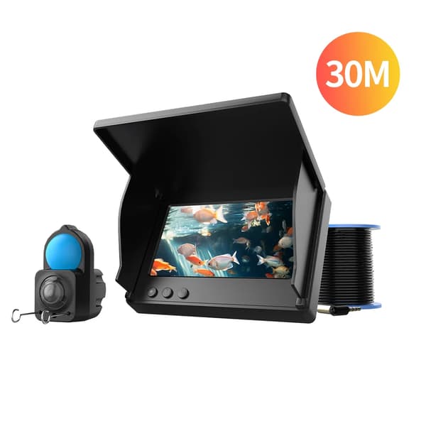 Underwater Fishing Camera, 4,3 Tum LCD Skärm, Nattvisionskapacitet,30m