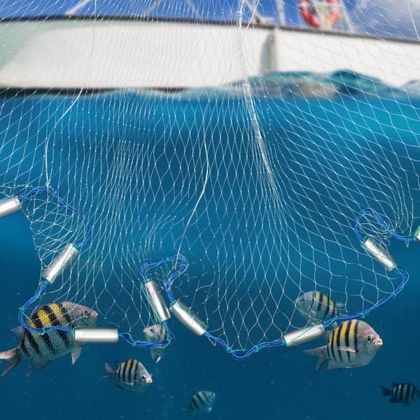 Fiskekastnet, 18 fod netdiameter, 1,5 cm maskestørrelse