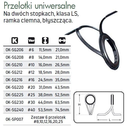 Jaxon Universal Guide PÅ TVÅ FÖTTER SIC ZIRKONIA 8 |OK-SG208