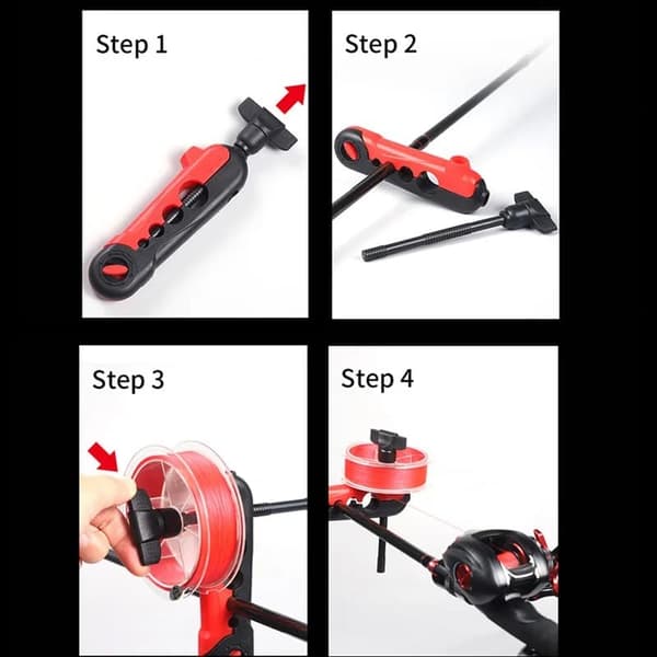 OBOSOE Fiskelinje Winder Bærbar Reel Line Spooler Maskine Spinning Reel Baitcasting Reel Spole Karpe Fiskeudstyr