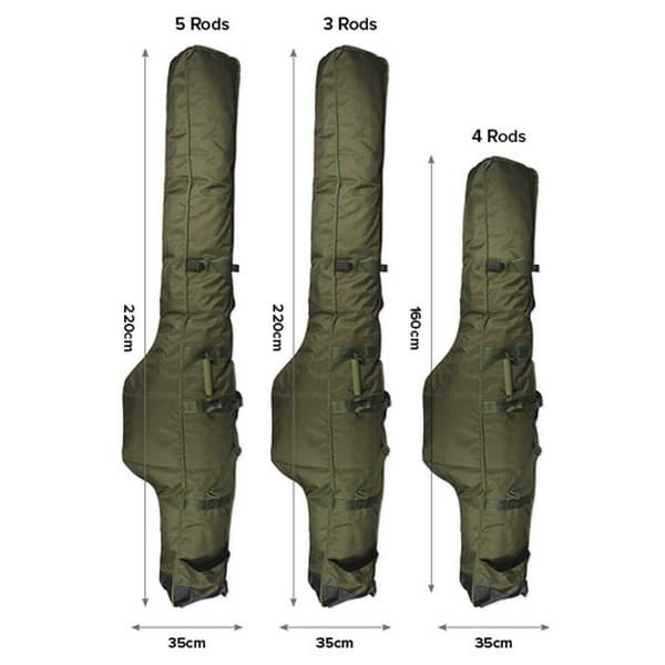 Carp Spirit Stænger Rod Holdall Magnum Multi 3 Brun 220 cm