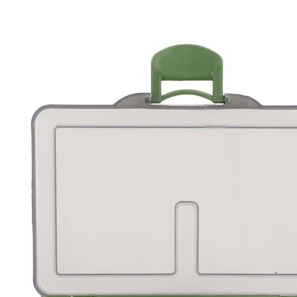 2stk fiskekrog agn gadget boks mini pp opbevaringsboks taske til fiskeredskab tilbehør 1 rum