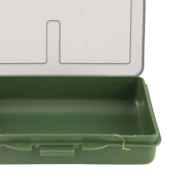 2stk fiskekrog agn gadget boks mini pp opbevaringsboks taske til fiskeredskab tilbehør 1 rum