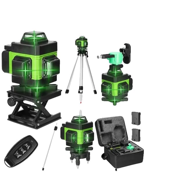 Laser Niveau, 16 Linjer, USB Genopladelig, EN B