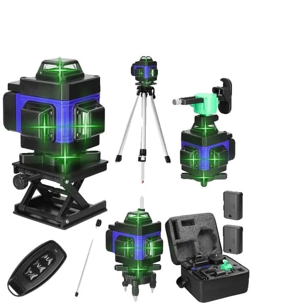 Laser Niveau, 16 Linjer, USB Genopladelig, EN C