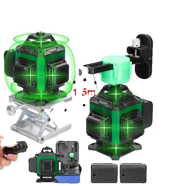 Laser Niveau, 16 Linjer, USB Genopladelig, EN
