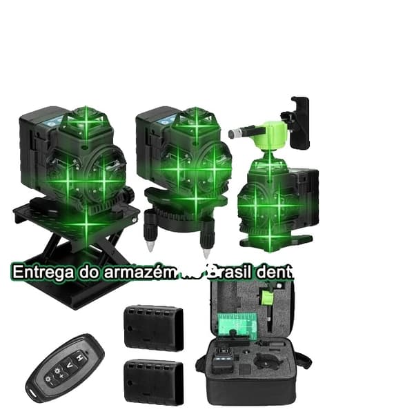 Laser Niveau, 16 Linjer, USB Genopladelig, EN