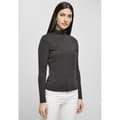 Miniatyrbild 1 av 4: Urban Classics Modal Långärmad tröja för dam med turtleneck - svart - L