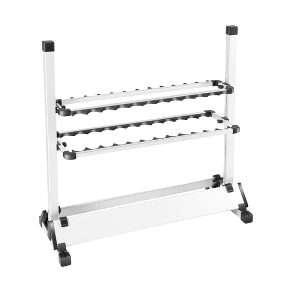 Fiskestangsholder, Justerbar Højde, Holdbar Aluminiumskonstruktion,rack