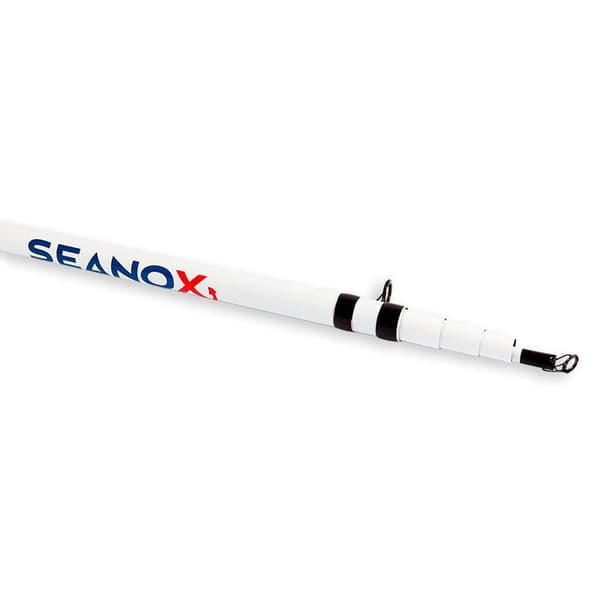 Seanox Teleskopisk Surfcasting Rod Fiber Pole Hvid 5.00 m