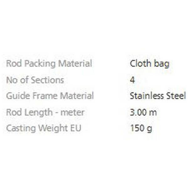 Shimano Fishing Pohja Shipping Rod Vengeance Ax H Tele Hopeinen 2.40 m / 150 g