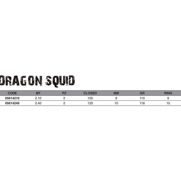 Maver Egging Stang Dragon Squid Søvfarvet 2.10 m
